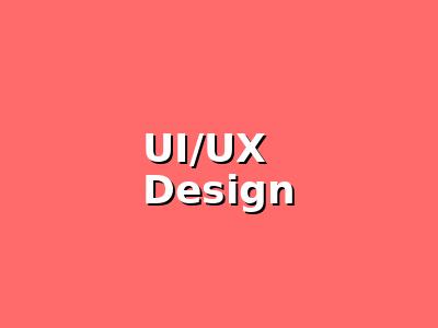 UI/UX Design